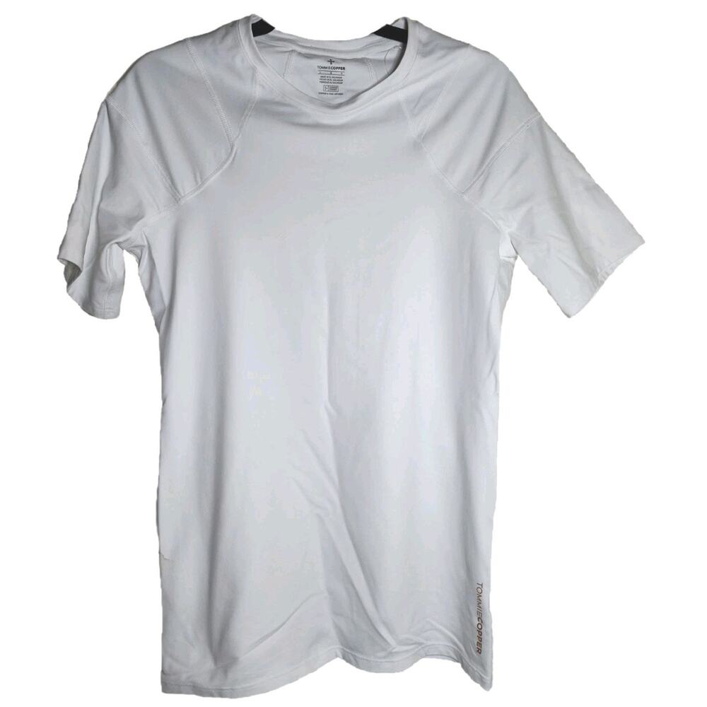 Tommie Copper White Women's Activewear‎ Compression Back Support Shirt Size L